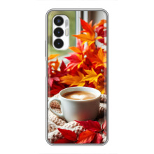 Чехол с уникальным дизайном «Осень с кофе» для Tecno POVA 3 (LF7n)