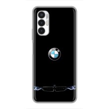 Силиконовый бампер с картинкой машины на Tecno POVA 3 (LF7n) (Черный BMW)