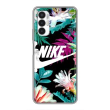 Силиконовый Чехол на Tecno POVA 3 (LF7n) с картинкой Nike (Цветочный Nike)