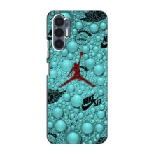 Силиконовый Чехол Nike Air Jordan на Техно Пова 3 (Джордан Найк)