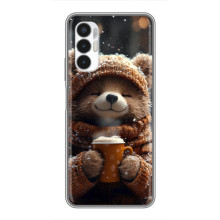 Печатный чехол «Зверята с кофе» для Tecno POVA 3 (LF7n) – Мишка с кофе