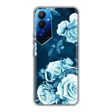 Чехлы (ART) Цветы на Tecno POVA 4 (LG7n) (VPrint) (Блактині бутони)