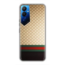 Чехлы Бренд GUCCI для Tecno POVA 4 (LG7n) (Фон Гуччи)