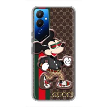 Чехлы Бренд GUCCI для Tecno POVA 4 (LG7n) (Маус Гуччи)