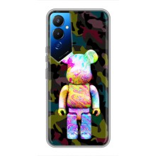 Чехлы для Tecno POVA 4 (LG7n) - Bearbrick Louis Vuitton (PREMIUMPrint) (Яркий Bearbrick)