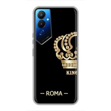 Чехлы для Tecno POVA 4 (LG7n) (VPrint) - Футбольные клубы (Roma)
