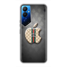 Чехлы ГУЧЧИ для Техно Пова 4 (AlphaPrint) (Apple gucci)