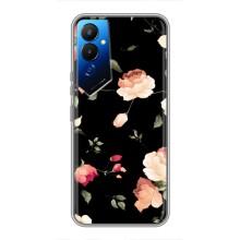 Чохли з квітами для Tecno POVA 4 (LG7n) (VPrint) (Трояндочки)
