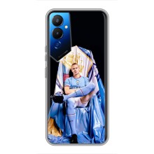 Чехлы с футболистом Ерлинг Холанд для Tecno POVA 4 (LG7n) (AlphaPrint) (футболист Холанн)
