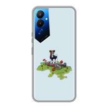 Чехлы с картинкой собаки Патрон для Tecno POVA 4 (LG7n) (AlphaPrint) (Сапер Пес)