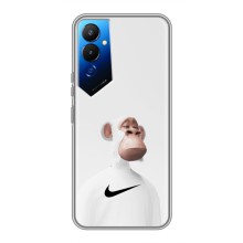 Чехлы с Обезьянами NFT для Tecno POVA 4 (LG7n) (AlphaPrint) (обезьяна NFT Nike)