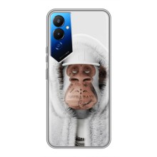 Чехлы с Обезьянами NFT для Tecno POVA 4 (LG7n) (AlphaPrint) (обезьяна NFT в тату)
