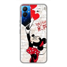 Чехол Disney Mouse Tecno POVA 4 (LG7n) (PREMIUMPrint) (Heart Minni)