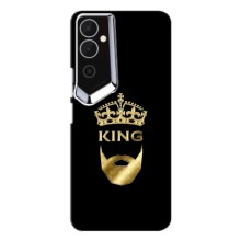 Чехол (Корона на чёрном фоне) для Техно Пова 4 – KING