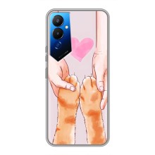 Чехол на Техно Пова 4 с Котами (VPrint) (Любовь к котикам)