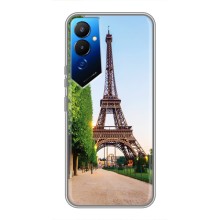 Чехол Эйфелева Башня для Tecno POVA 4 (LG7n) - (AlphaPrint) (Дорога в Париж)