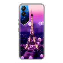 Чехол Эйфелева Башня для Tecno POVA 4 (LG7n) - (AlphaPrint)