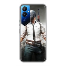 Чехол PUBG для Техно Пова 4 (AlphaPrint) (Пабг мен)