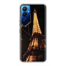 Чехол с Эйфелевой башней на Tecno POVA 4 (LG7n) (Paris)