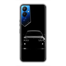 Чехол для Техно Пова 4 - с принтом БМВ (AlphaPrint) (Машина BMW)