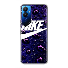 Чехол для Tecno POVA 4 (LG7n) - с принтом Найк (AlphaPrint) (Найк принт)