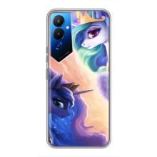 Чехол для Техно Пова 4 - (Единорожки - Новинки) (AlphaPrint) (Единорожки)