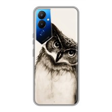 Чехол с птицами на Tecno POVA 4 (LG7n) (VPrint) (Сова)