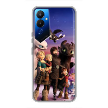 Чехол дракон Беззубик для Tecno POVA 4 (LG7n) – Герои дракона