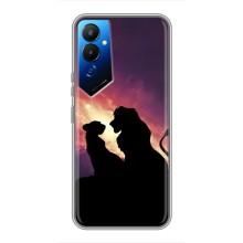 Чехол Король лев на Техно Пова 4 – Симба и Налу