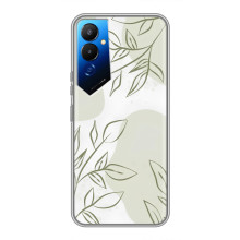 Чехол цветочный дизайн для Tecno POVA 4 (LG7n)