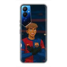 Чехол с футболистом Ламин Ямаль Tecno POVA 4 (LG7n) – Футболист Ямал