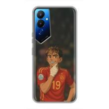 Чехол с футболистом Ламин Ямаль Tecno POVA 4 (LG7n) – Ямаль аниме