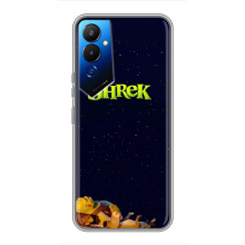 Чехол с мультфильмом Шрек на Tecno POVA 4 (LG7n) – Шрек лого