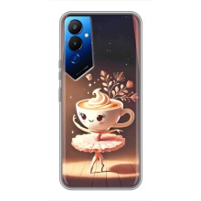 Чехол с мемом Тралалело тралала на Tecno POVA 4 (LG7n) (Балерина капучина)