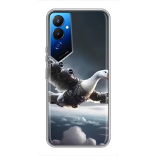 Чехол с мемом Тралалело тралала на Tecno POVA 4 (LG7n) (Бомбардини гусини)