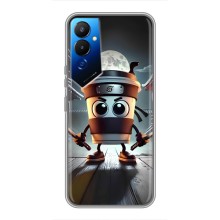 Чехол с мемом Тралалело тралала на Tecno POVA 4 (LG7n) (Капучино асасино)