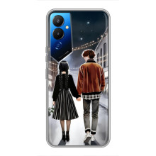 Чохол з дизайном Венздей 2 на Tecno POVA 4 (LG7n) – Венздей і Тайлер