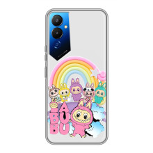 Чохол з Лабубу на Tecno POVA 4 (LG7n) – Фон Лабубу