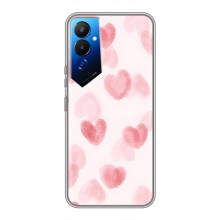 Чехол с розовым рисунком для Tecno POVA 4 (LG7n)