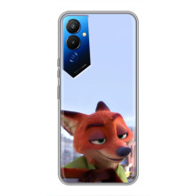 Чехол Зоотрополіс на Tecno POVA 4 (LG7n) – Лис Ник