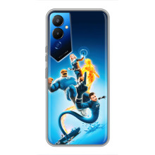 Чехол с принтом Фантастическая четверка для Tecno POVA 4 (LG7n) – Фантастическая четверка