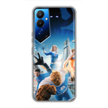 Чехол с принтом Фантастическая четверка для Tecno POVA 4 (LG7n) – Герои Фантастической четверки