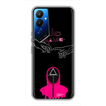 Чехол Гра в кальмара для Tecno POVA 4 (LG7n) – Охранник