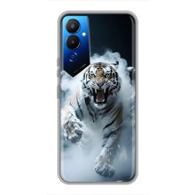 Чехол с картинкой «Хищники» для Tecno POVA 4 (LG7n) – Тигр