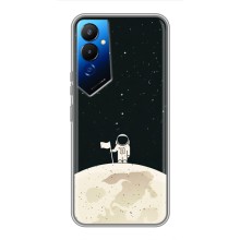 Космические Чехлы для Техно Пова 4 (VPrint) (На луне)
