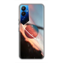 Космические Чехлы для Техно Пова 4 (VPrint) (Сатурн)