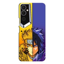 Купить Чехлы на телефон с принтом Anime для Техно Пова 4 – Naruto Vs Sasuke