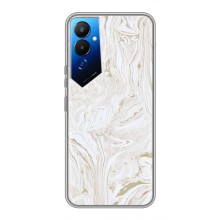 Мраморный чехол на Tecno POVA 4 (LG7n) (VPrint) (Белый мрамор)