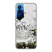 Новорічні, Святкові Чохли для Tecno POVA 4 (LG7n) - 2024 год – Let it snow