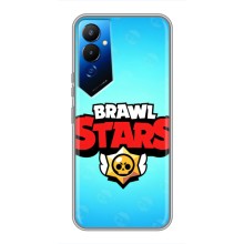 Силиконовый Чехол на Tecno POVA 4 (LG7n) с картинкой Brawl Stars (Бравл Старс)